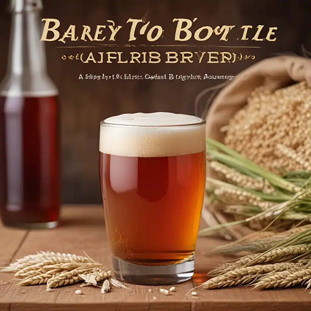 Barley to Bottle: A Step-by-Step Home Brewing Journey