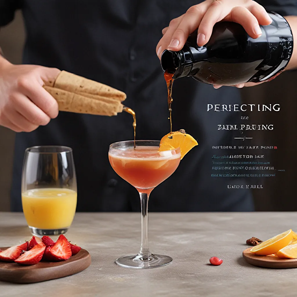 Perfecting the Pour: Mastering the Art of Crafting Exceptional Food and Cocktail Pairings
